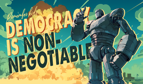 Nuclear-Powered Democracy Robot